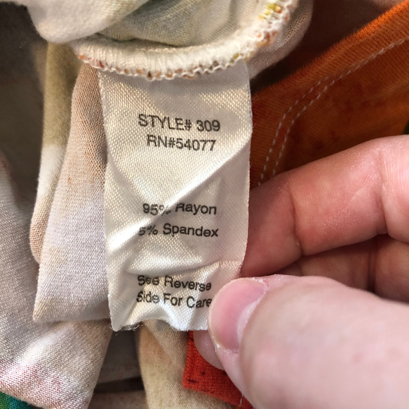 CAbi Faux Wrap 3/4 Sleeve Floral Blouse - Picture 2 of 5